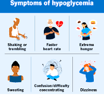 Common signs of low blood sugar